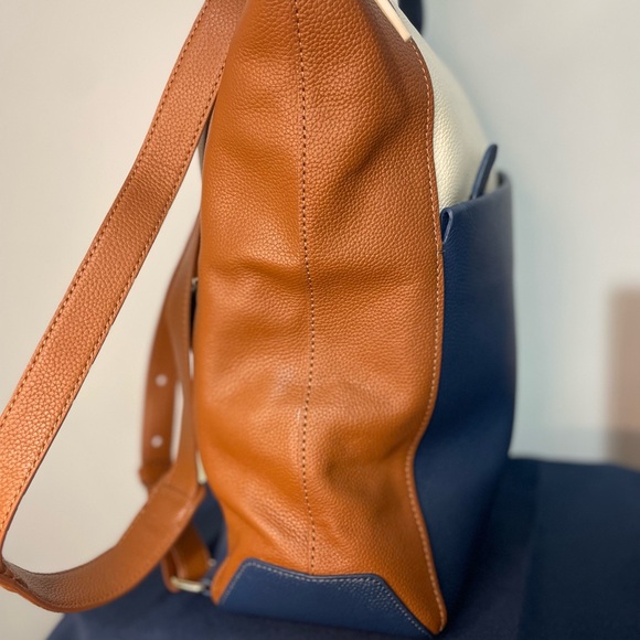 NWT Cole Haan Grand Ambition Convertible Backpack, Bright Blue - Picture 4 of 16